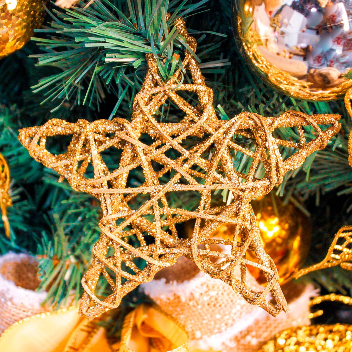 Kit Decoração Árvore de Natal Dourada 150cm Merita – Elegância e Sofisticação em Cada Detalhe