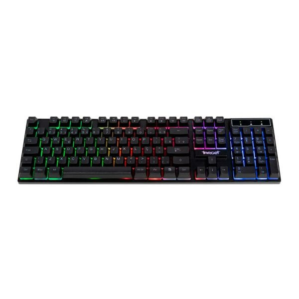Teclado Gamer TGT M16L Rainbow ABNT2 Membrana USB Preto Full Size 107 Teclas – SEG IMPORTS