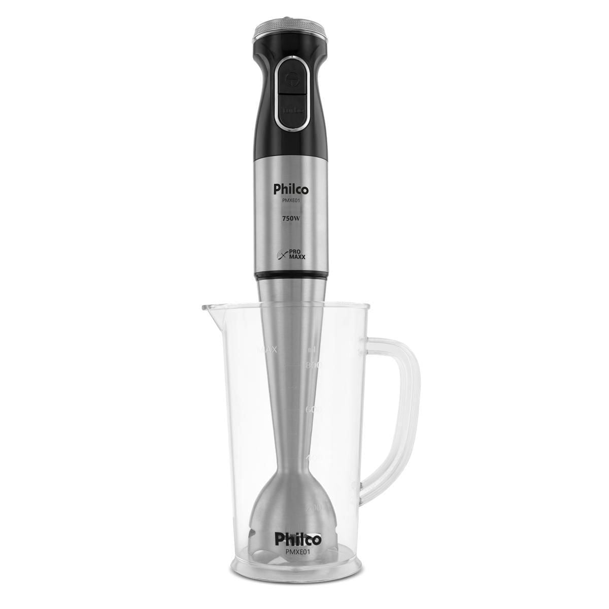 Mixer Philco PMXE01 Inox, 750W, Copo 1050ml com Alça e Tampa – SEG IMPORTS