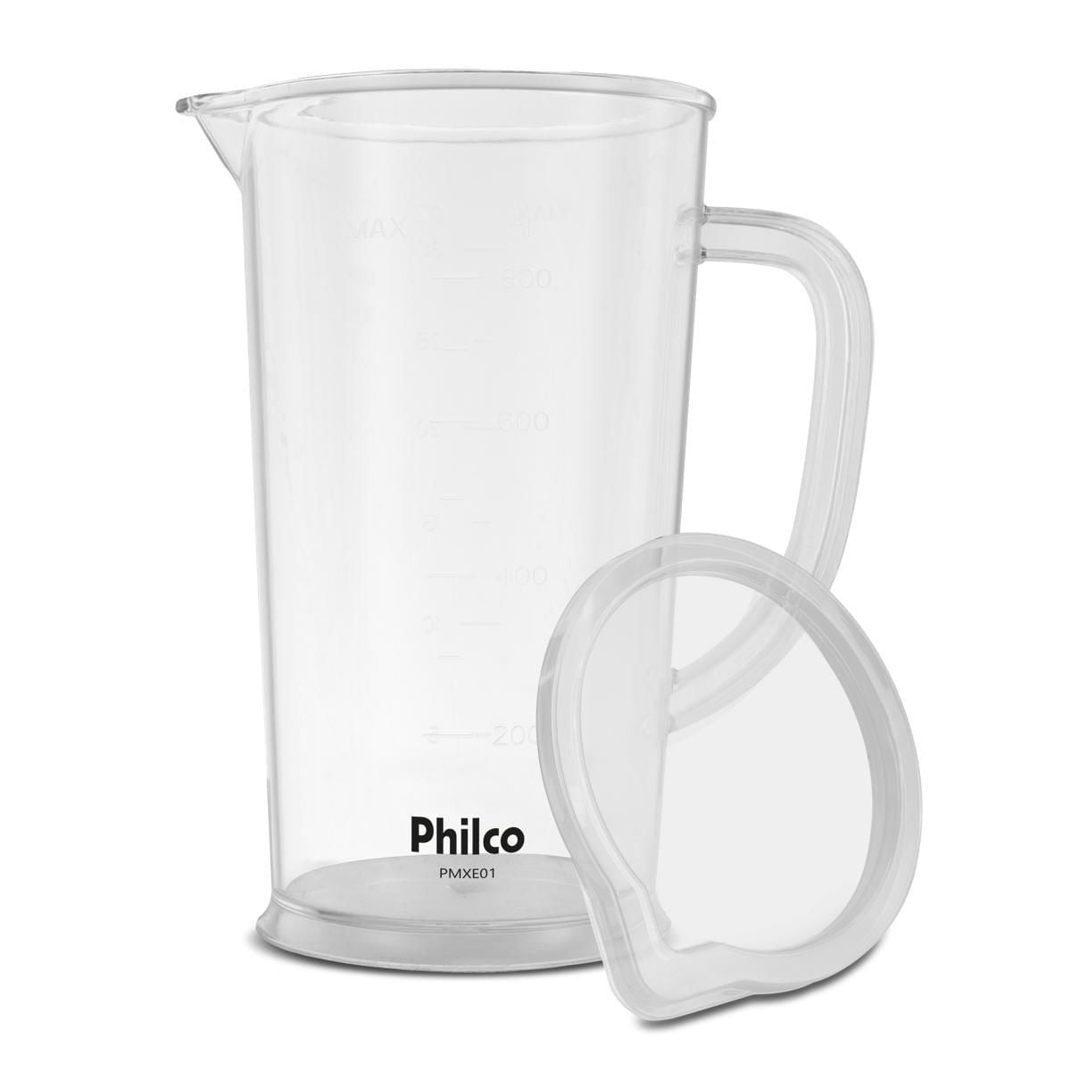 Mixer Philco PMXE01 Inox, 750W, Copo 1050ml com Alça e Tampa – SEG IMPORTS