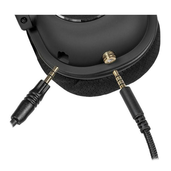 Headset Gamer Mancer Quartz Drivers 50mm Estéreo Microfone Removível Conector P2 3.5mm Preto – SEG IMPORTS