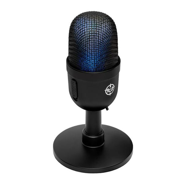 Microfone TGT Anzer V2 Rainbow RGB USB Cardioide Condensador 16mm Preto para Streaming, Podcast e Gravações – SEG IMPORTS