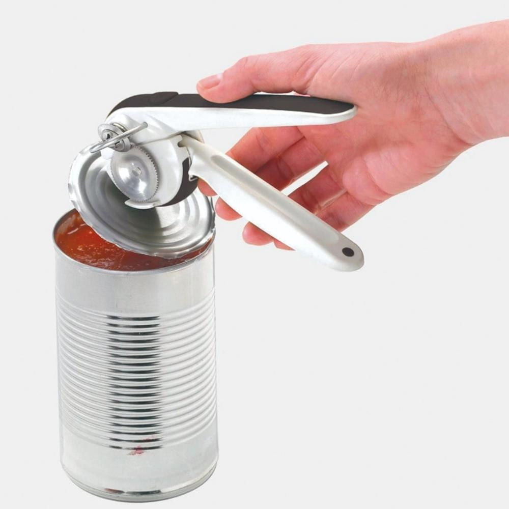 Abridor de Latas Manual Multiuso Chef’n Preto Inox – Praticidade e Resistência na Sua Cozinha