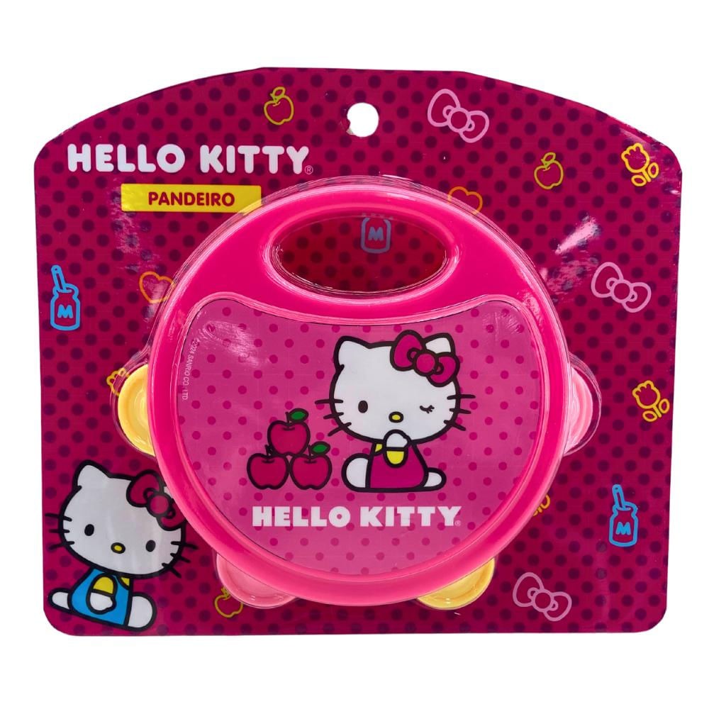 Instrumento Musical Infantil Hello Kitty – Pandeiro Candide