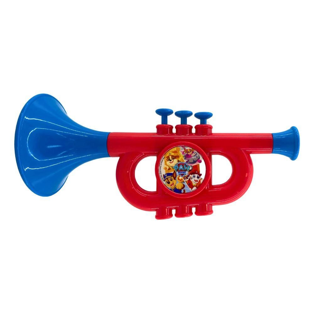 Instrumento Musical Infantil Trompete – Hello Kitty ou Patrulha Canina Candide