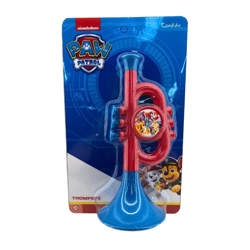 Instrumento Musical Infantil Trompete – Hello Kitty ou Patrulha Canina Candide