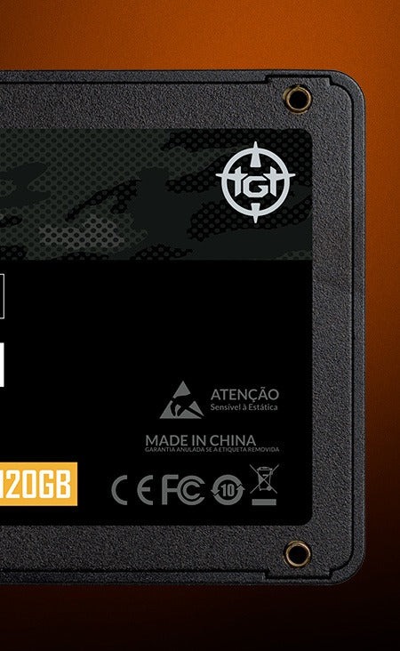 SSD TGT Seal ST 120GB SATA III 6Gb/s – Leitura 500MB/s, Gravação 450MB/s, Formato 2.5", Alta Performance e Instalação Fácil – Seg Imports