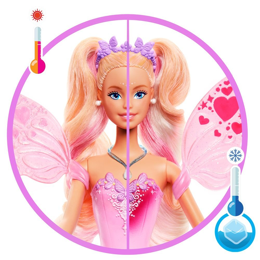Boneca Barbie Fantasy Fada Mágica Muda De Cor Original Seg Imports