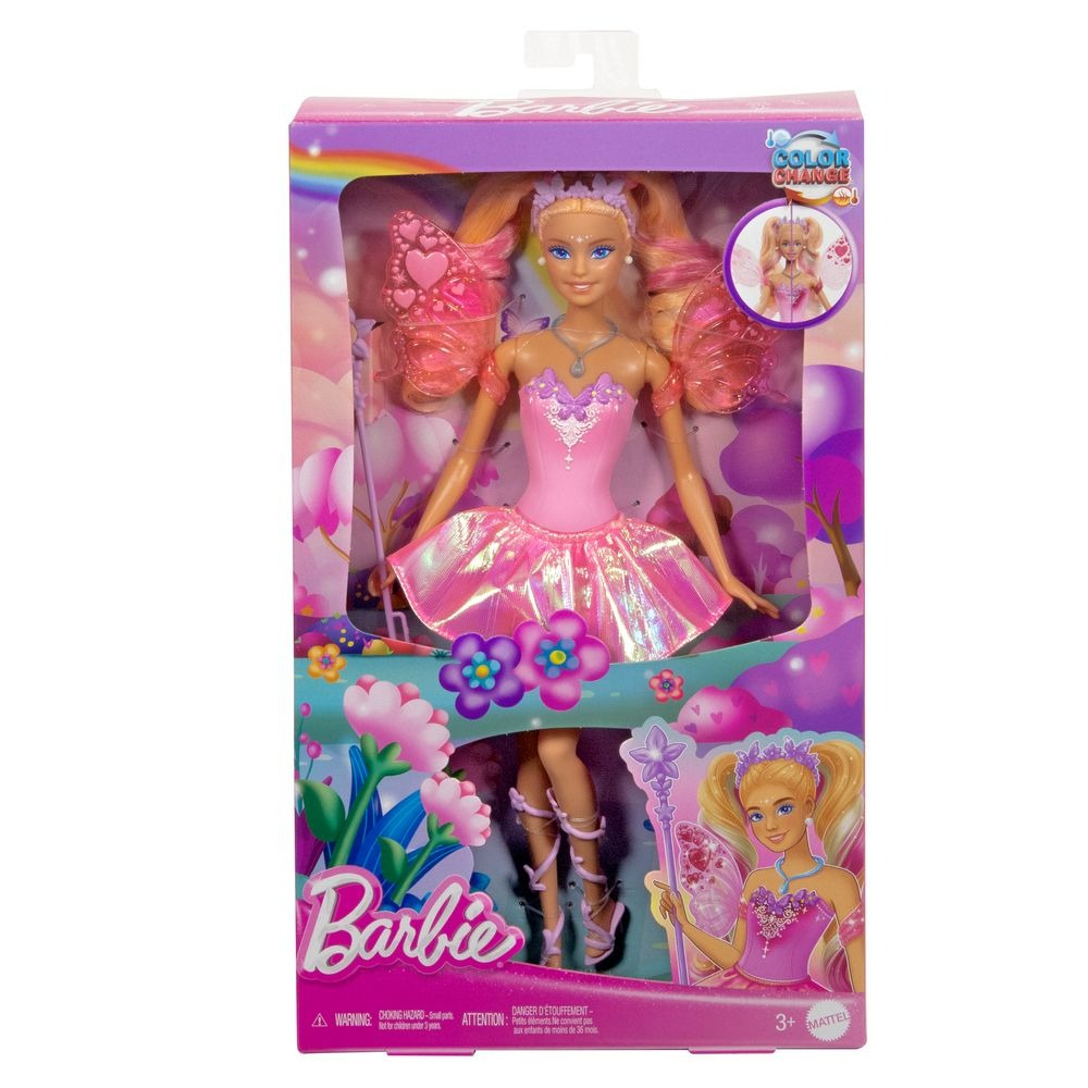Boneca Barbie Fantasy Fada Mágica Muda De Cor Original Seg Imports