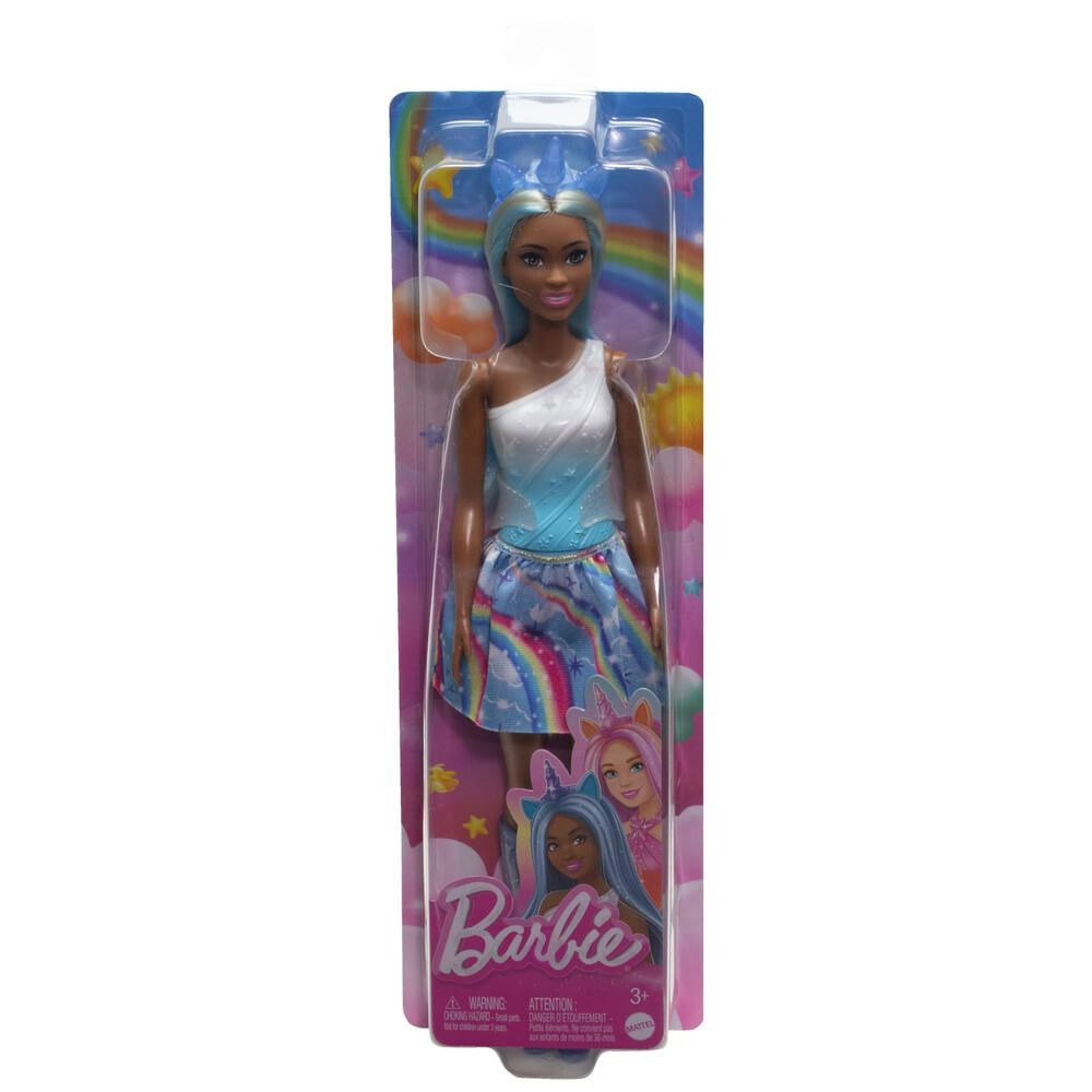 Barbie Fantasia Saia de Unicórnio de Sonho Azul - Mattel Presente Seg Imports