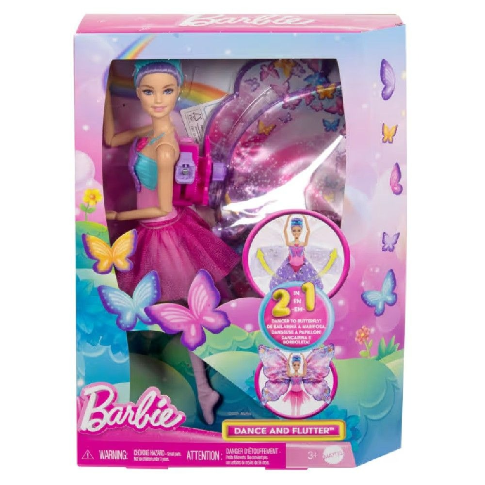 Boneca Barbie Fantasy Bailarina Borboleta 2 Em 1 Original Seg Imports