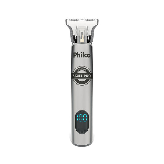 Cortador de Cabelos Philco PCRE1 Sem Fio – Lâmina em Cerâmica, Display LED, 4 Pentes de Corte, Bivolt, Carregamento USB e Autonomia de 1 Hora – Seg Imports
