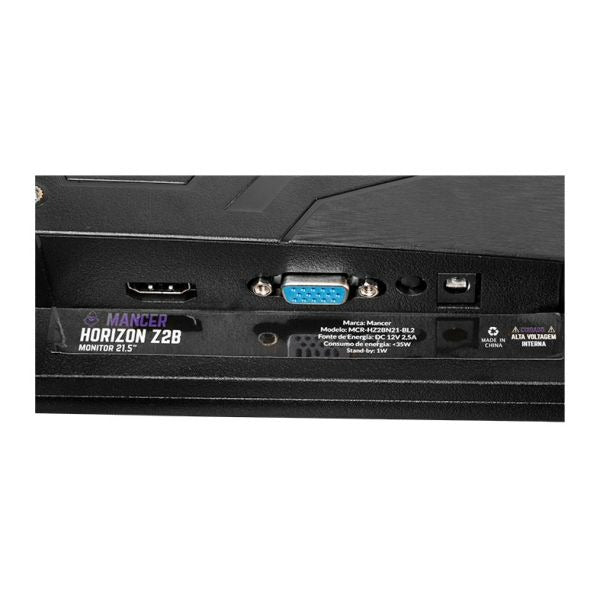 Monitor Gamer Mancer Horizon Z2B – 21,5" VA FHD 100Hz 1ms – HDMI/VGA – Seg Imports