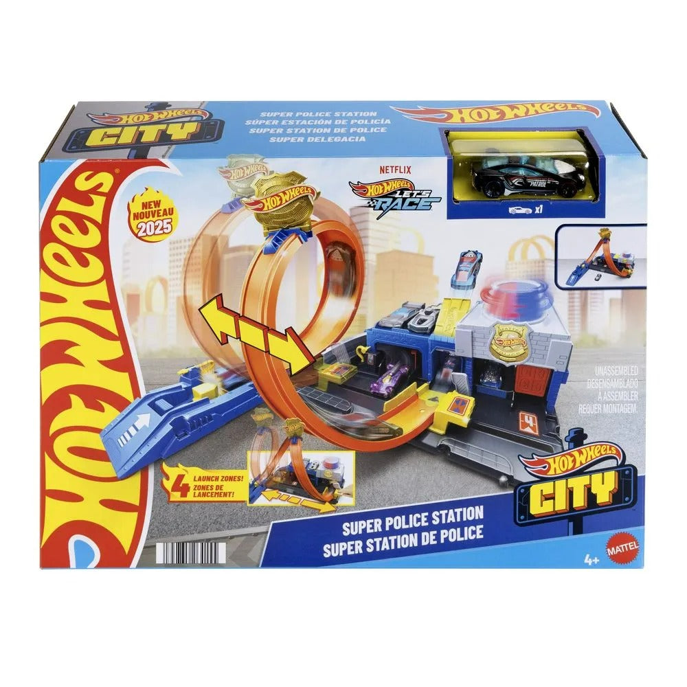 Hot Wheels City Super Delegacia de Polícia – Mattel – SEG Imports