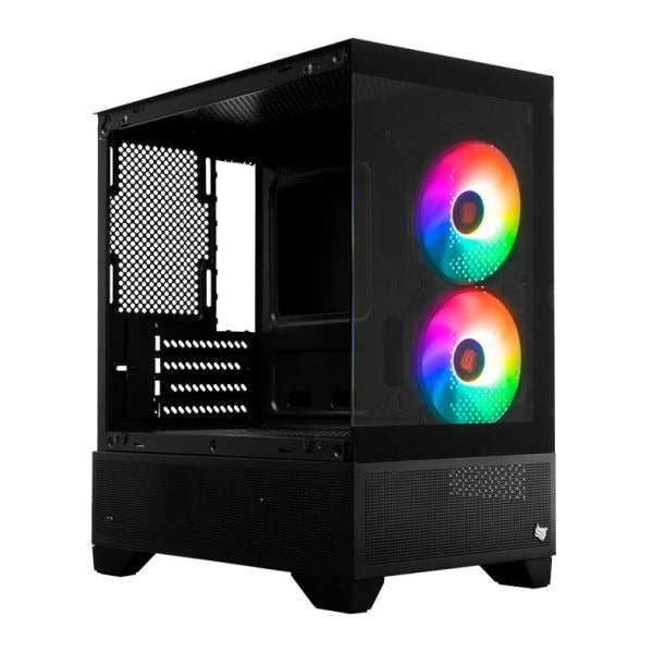 Gabinete Gamer Pichau Magpie 4B – Mini-Tower com 2 Fans – Lateral de Vidro – Preto – Seg Imports