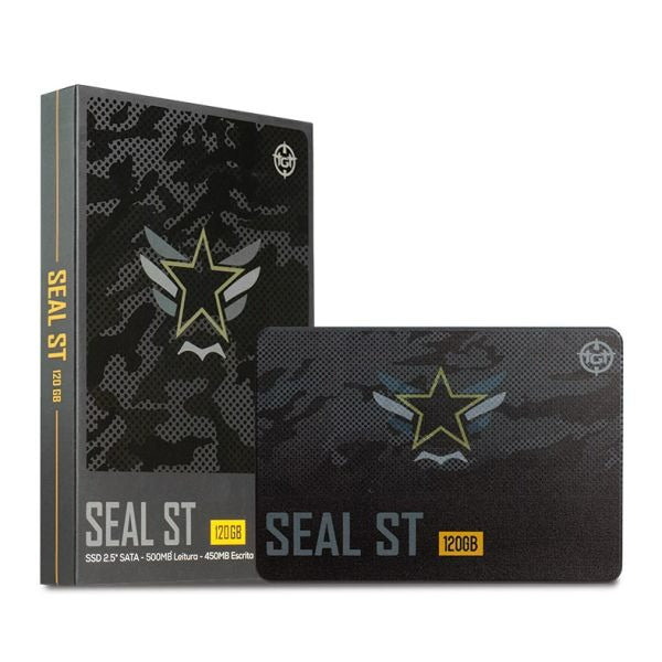 SSD TGT Seal ST 120GB SATA III 6Gb/s – Leitura 500MB/s, Gravação 450MB/s, Formato 2.5", Alta Performance e Instalação Fácil – Seg Imports