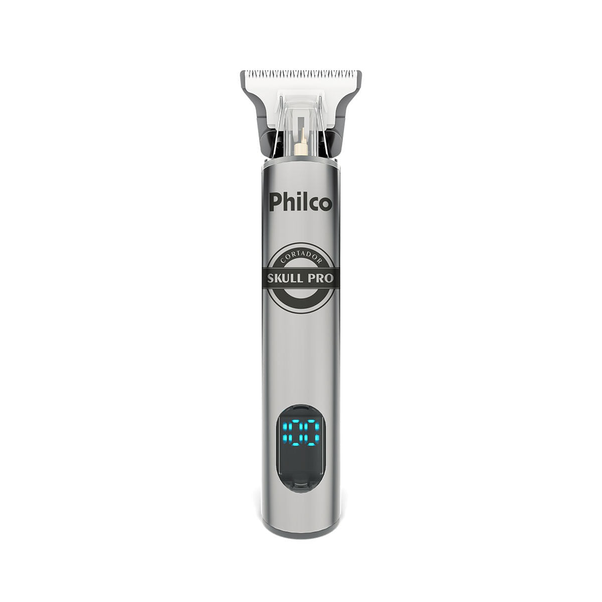 Cortador de Cabelos Philco PCRE1 Sem Fio – Lâmina em Cerâmica, Display LED, 4 Pentes de Corte, Bivolt, Carregamento USB e Autonomia de 1 Hora – Seg Imports