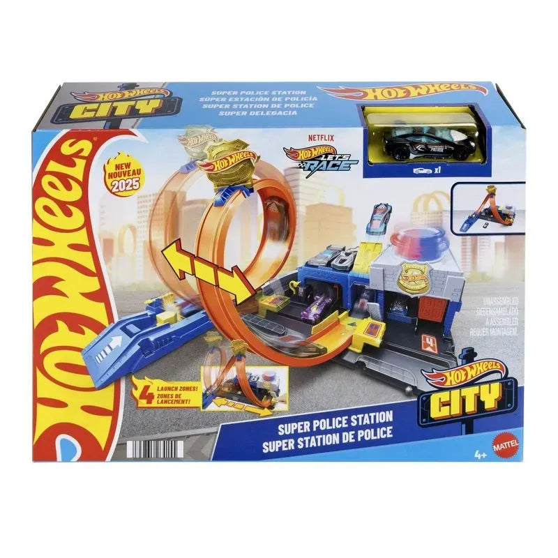 Hot Wheels City Super Delegacia de Polícia – Mattel – SEG Imports