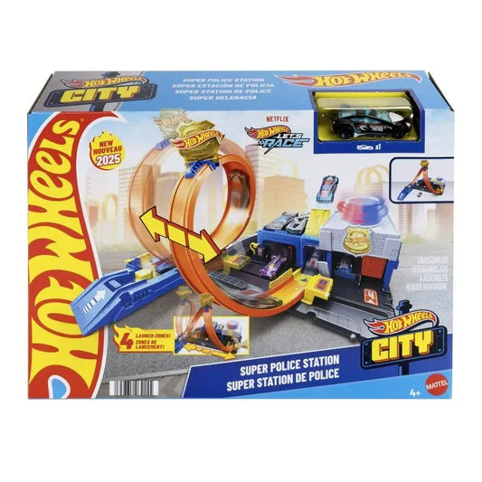 Hot Wheels City Super Delegacia de Polícia – Mattel – SEG Imports