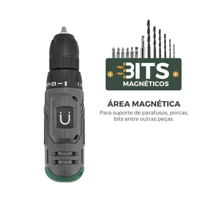 Parafusadeira 2 em 1 Britânia Speed Control BPFE12M 800RPM – Agilidade, Precisão e Conforto em Suas Mãos