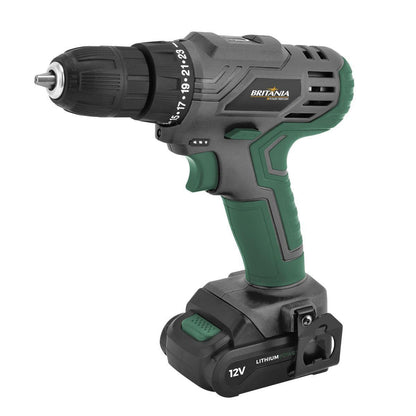 Parafusadeira 2 em 1 Britânia Speed Control BPFE12M 800RPM – Agilidade, Precisão e Conforto em Suas Mãos