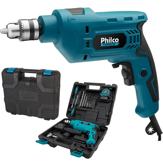Furadeira Philco PFU01MF Force com Maleta 650W – Potência, Praticidade e Kit Completo