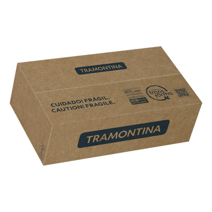 Jogo de Panelas Tramontina Turim em Aluminio com Revestimento Interno e Externo em Antiaderente Starflon Max Rosa 04 Peças