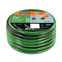 Mangueira Flex para Jardim Tramontina Verde em PVC 4 Camadas 20m com Engate Rosqueado e Esguicho – Resistência e Praticidade