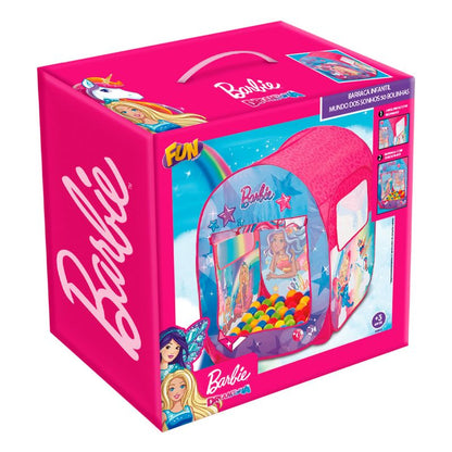 Barraca Infantil Barbie Mundo dos Sonhos com 50 Bolinhas – Diversão Mágica e Criativa