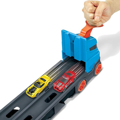 Hot Wheels City Guincho Pista de Corridas – Caminhão Armazenador e Pista 2 em 1