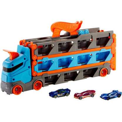 Hot Wheels City Guincho Pista de Corridas – Caminhão Armazenador e Pista 2 em 1