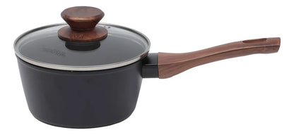 Jogo de panelas de cozinha Mimo Style Cook Fundo de Tripla Indução com 10 peças de alumínio black Conjunto de Panelas Mimo Style Cook Black Indução 10 Peças – Revestimento Cerâmico