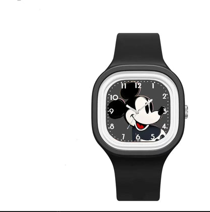 Relógio Infantil Mickey e Minnie – Moda Escolar, Estilo Divertido e Presente Perfeito para Meninos e Meninas