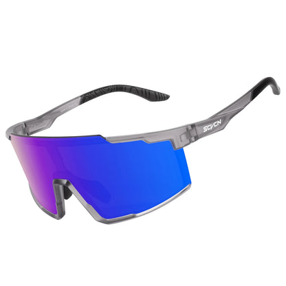 Óculos de Ciclismo SCVCN UV400 – Esportivos, Polarizados e Resistentes, Ideais para Mountain Bike, Estrada e Atividades ao Ar Livre