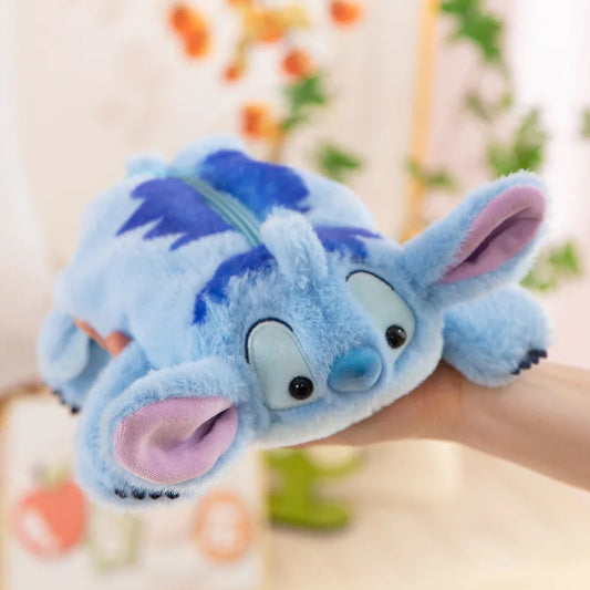 Estojo de Pelúcia Stitch Disney – Delicado e Macio, Ideal para Escola e Presentes