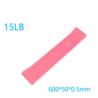 Faixa Elástica de Resistência para Treino – Mini Band de Borracha para Pilates, Crossfit, Academia e Exercícios de Força