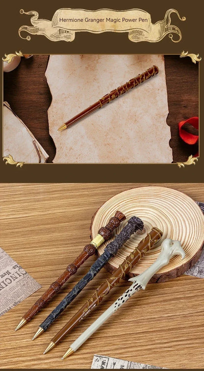 Caneta Varinha Harry Potter – Criativa em Resina, Presente Escolar e de Aniversário