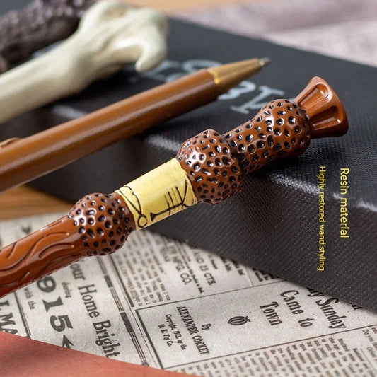 Caneta Varinha Harry Potter – Criativa em Resina, Presente Escolar e de Aniversário