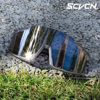 Óculos de Ciclismo SCVCN UV400 – Esportivos, Polarizados e Resistentes, Ideais para Mountain Bike, Estrada e Atividades ao Ar Livre