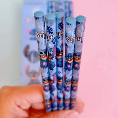 Kit 12 Lápis Disney Lilo & Stitch –  Presente Criativo Infantil Lápis de Colorir