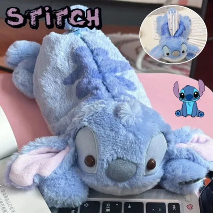 Estojo de Pelúcia Stitch Disney – Delicado e Macio, Ideal para Escola e Presentes