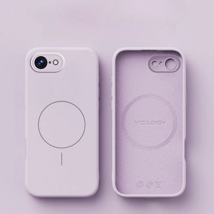 Capa de Celular em Silicone Líquido com MagSafe – Proteção Magnética p/ iPhone 11 ao 16 Pro Max