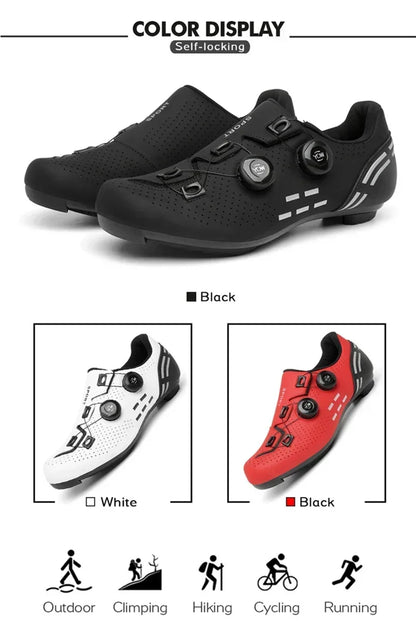 Tênis de Ciclismo Unissex – Tênis MTB Speed para Bicicleta, Pedal Plano SPD, Corrida, Estrada e Montanha
