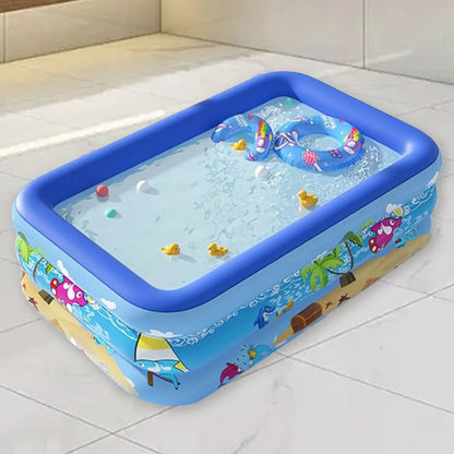 Piscina Inflável Infantil Removível – Diversão Garantida para Bebês e Crianças no Verão