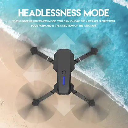 Drone Profissional E88Pro 4K – Câmera Dupla HD, Grande Angular, Dobrável com Wi-Fi FPV