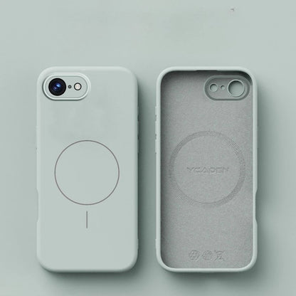 Capa de Celular em Silicone Líquido com MagSafe – Proteção Magnética p/ iPhone 11 ao 16 Pro Max