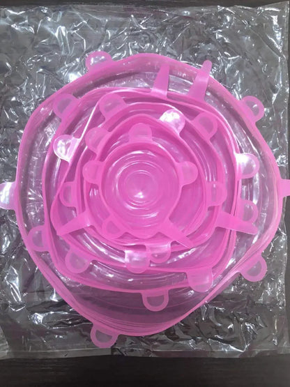 Tampa de Silicone Esticável Reutilizável – Conserva Alimentos, Sela Tigelas e Substitui Plástico Filme