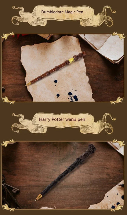 Caneta Varinha Harry Potter – Criativa em Resina, Presente Escolar e de Aniversário