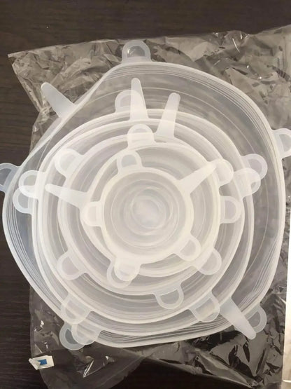 Tampa de Silicone Esticável Reutilizável – Conserva Alimentos, Sela Tigelas e Substitui Plástico Filme