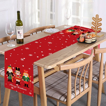 Caminho de Mesa de Natal – Decoração Merry Christmas para Casa, Festa e Ano Novo